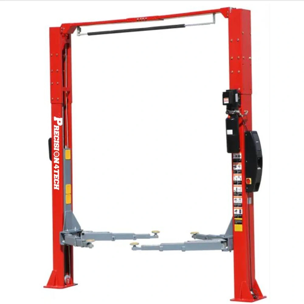 China Factory Precision Customized Car Lifting Machine Auto Hydraulic Car Lift with 4000kg Lifting Capacity/4.5tons Clear Floor Two Posts Lift Machine with CE